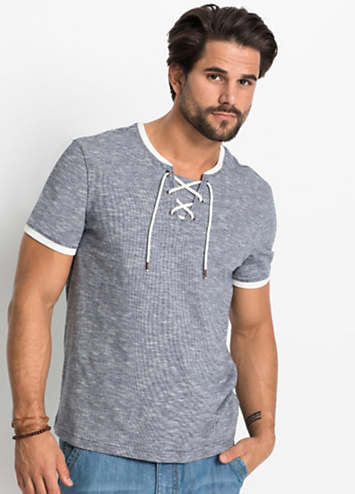 bonprix Lace-Up T-Shirt | Freemans