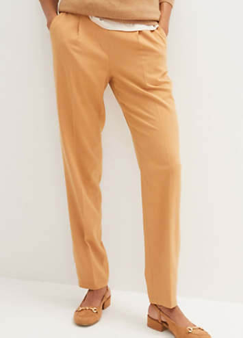 bonprix Slim Fit Bengaline Trousers