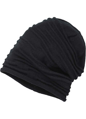 bonprix Slouchy Knitted Beanie | Freemans