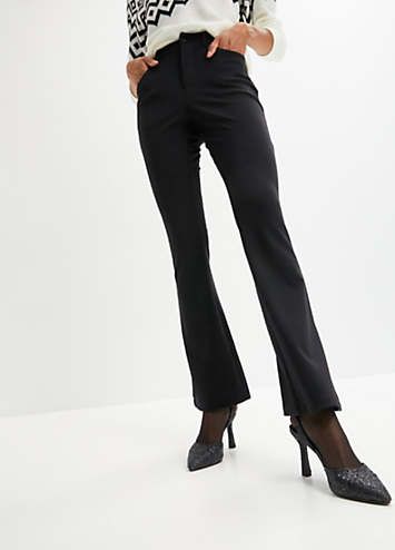 bonprix Smart Flared Trousers | Freemans