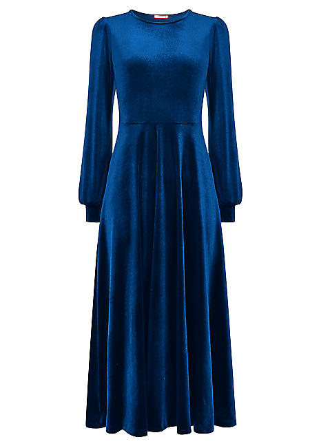 Joe Browns Velour Longsleeved Midi Dress - Freemans Midi Dress New In 28th October 2024