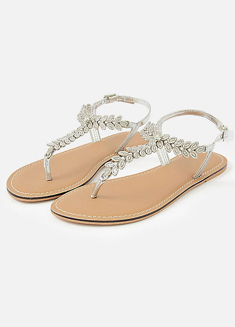 Accessorize best sale gold sandals