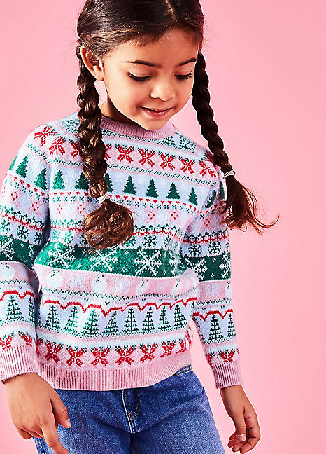 Christmas jumper for girls best sale