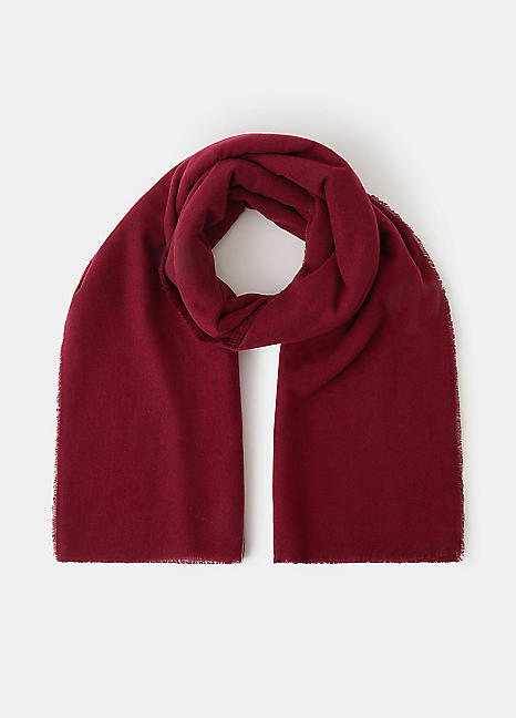 Accessorize Super Soft Plain Blanket Scarf Freemans