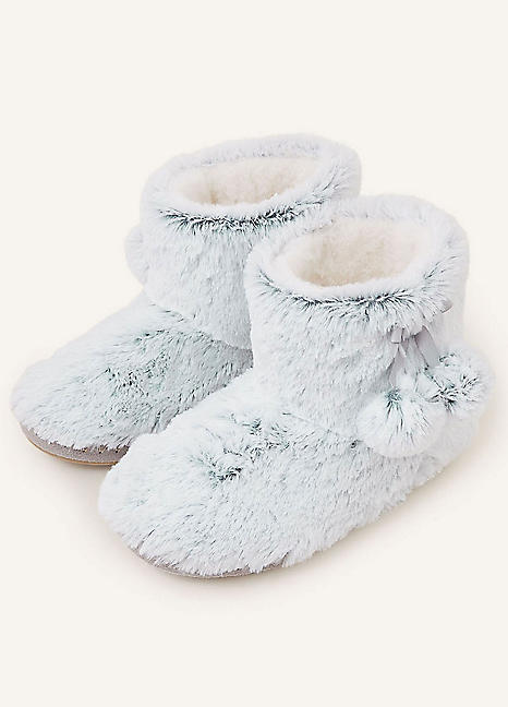 Pom pom slipper boots best sale