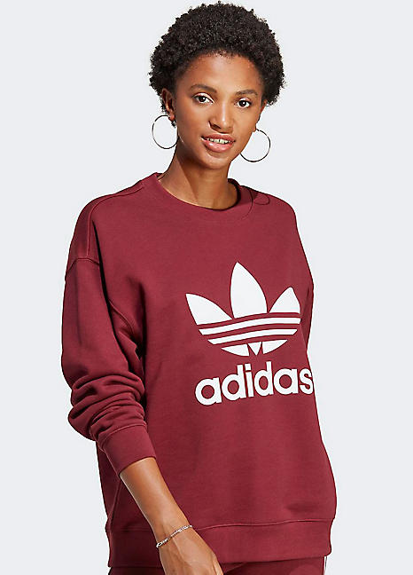 adidas originals trefoil crewneck sweatshirt