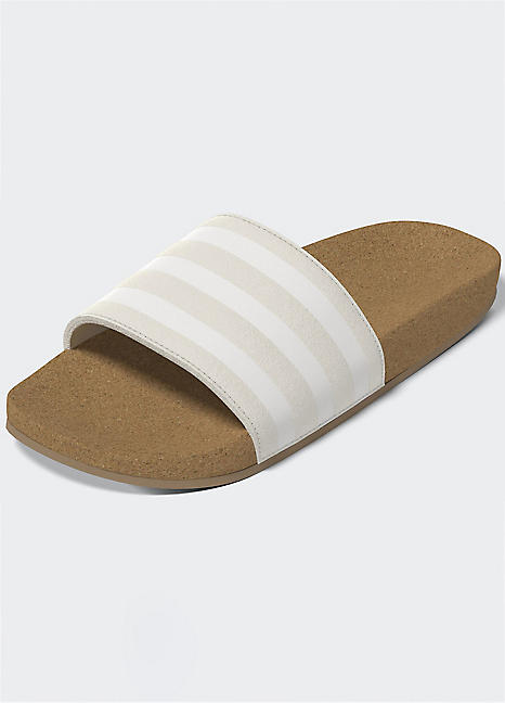 Adidas originals adilette slider outlet sandals with cork sole