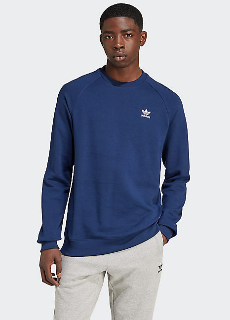 Adidas grey crew neck on sale