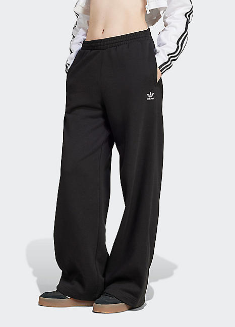 adidas straight leg trousers