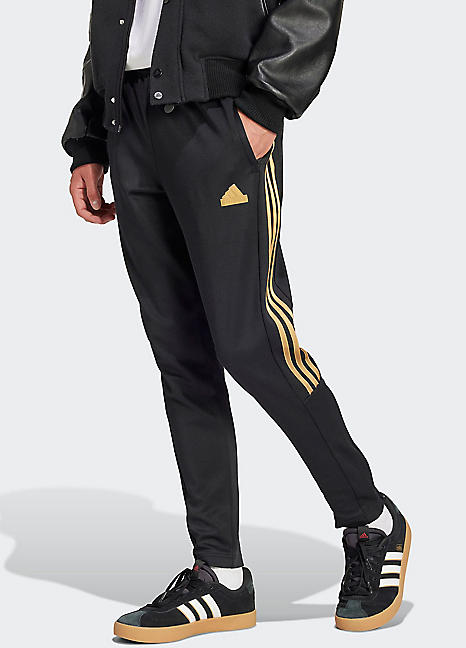 gold adidas sweatpants