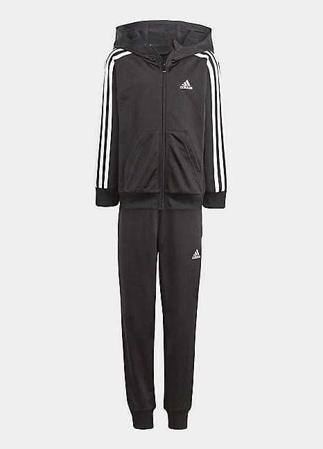 adidas Sportswear 3-Stripes Shiny Kids Tracksuit | Freemans