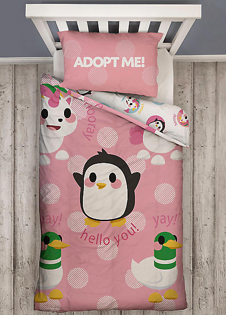 Set Roblox Duvet Cover Adopt Me! Roblox Hugs Single Duvet Cover