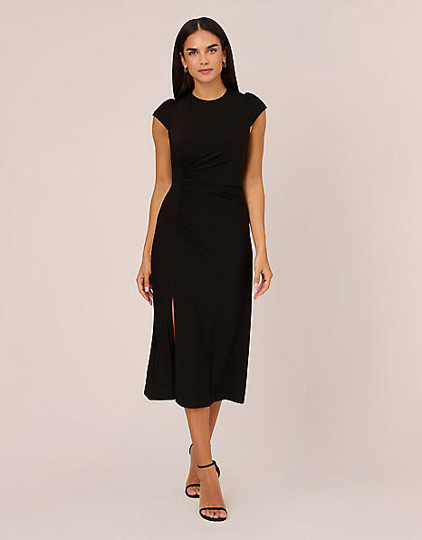 Adrianna Papell Jersey Midi Dress Freemans