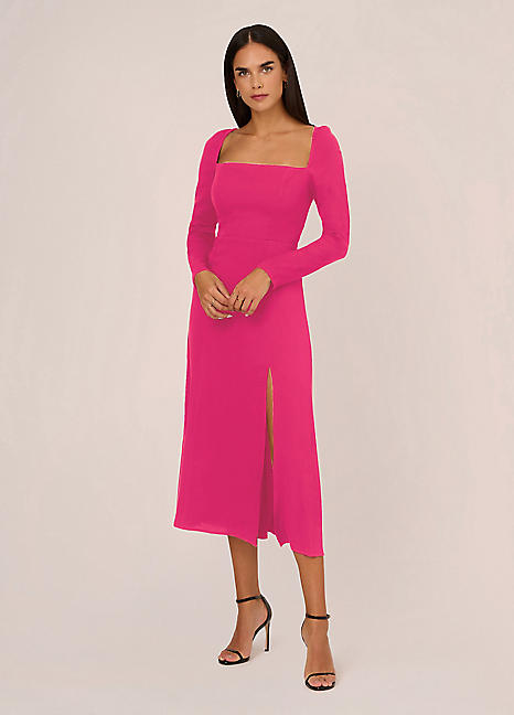 Adrianna papell crepe dress best sale