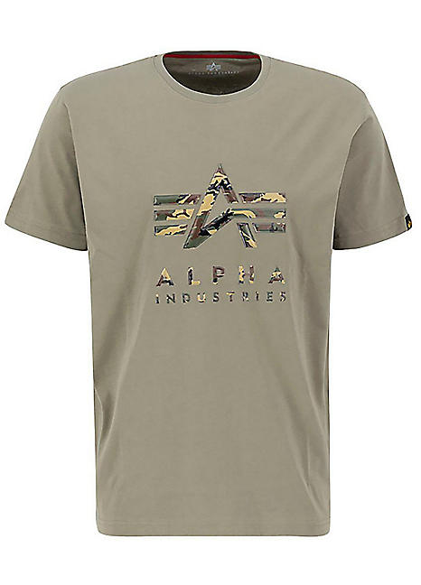 Alpha Industries Logo Print T-Shirt | Freemans