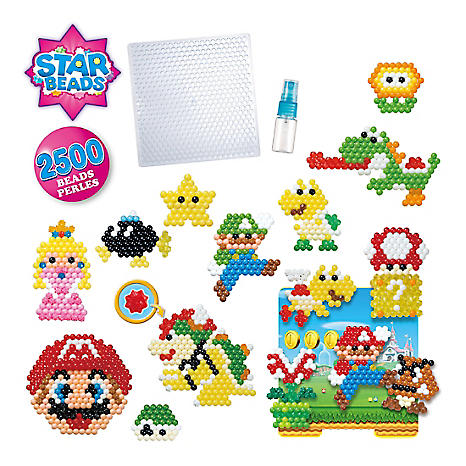 Aquabeads Super Mario Character Set Additional Beads NEW from