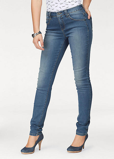 Arizona Basic Slim Fit Jeans | Freemans | Stretchjeans