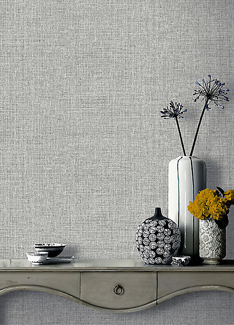 Arthouse Luxe Hessian Taupe 295402 | Select Wallpaper - View #6