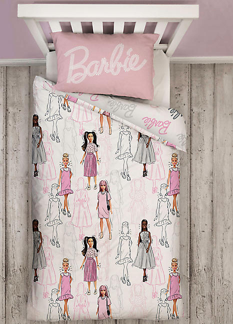 Barbie single best sale duvet set