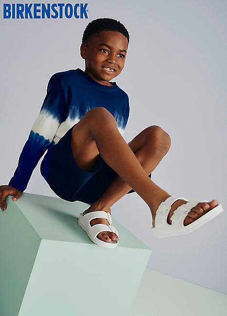 Birkenstock Kids White Arizona Sandals Freemans