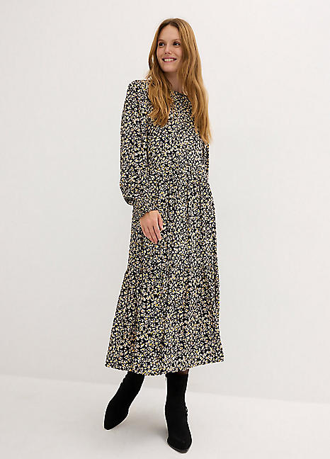 Bonprix Floral Midi Smock Dress - Freemans Midi Dress New In 28th October 2024