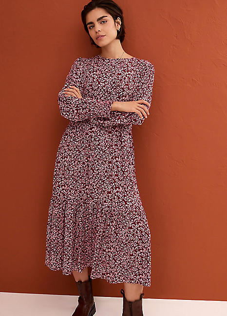 Bonprix Floral Print Midi Dress - Freemans Midi Dress New In 26th October 2024