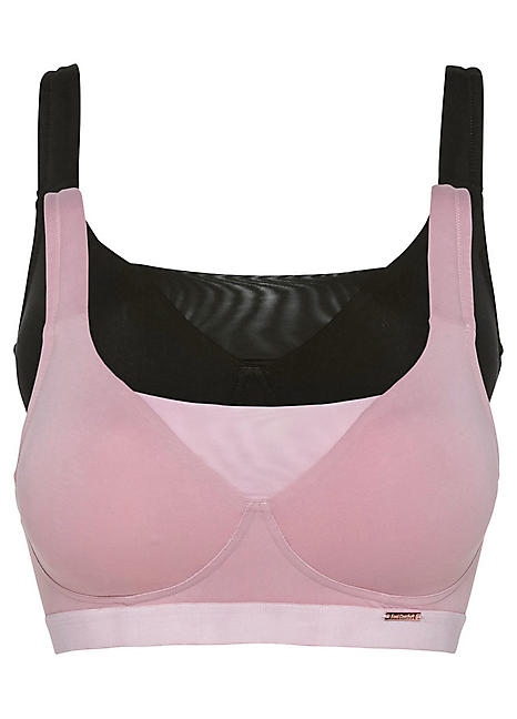 Bonprix Pack Of 2 Cotton Bras