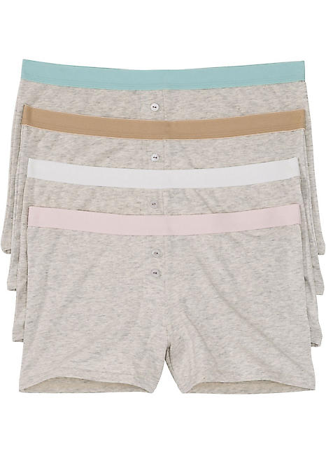 Bonprix Pack Of 4 Girlie Boxers - Discount £3