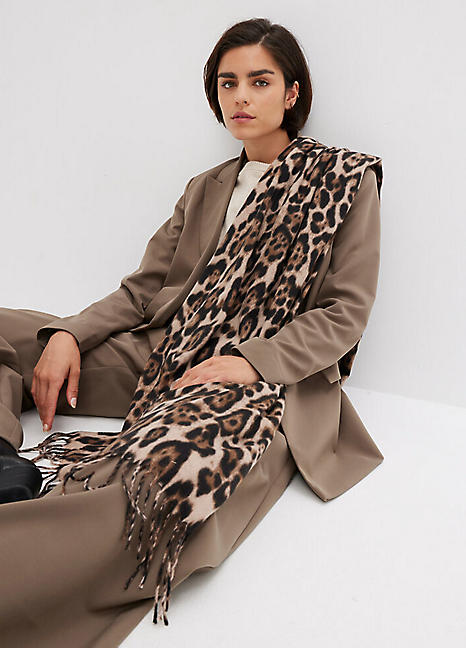 小物 TENDERLOIN SCARF CHECKER Check Scarf | Mocha – Scarf Room : Scarves And Pashminas