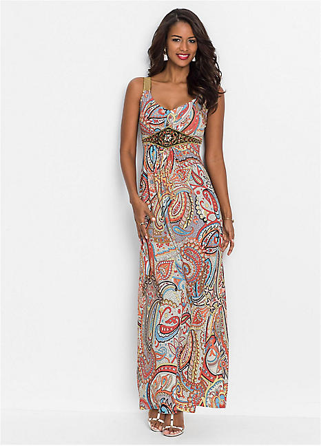 LASCANA Ethnic Print Maxi Summer Dress