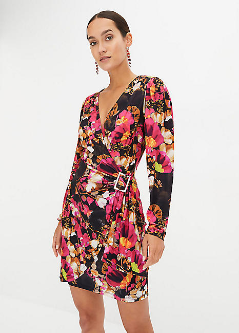 bonprix Buckle Wrap Dress