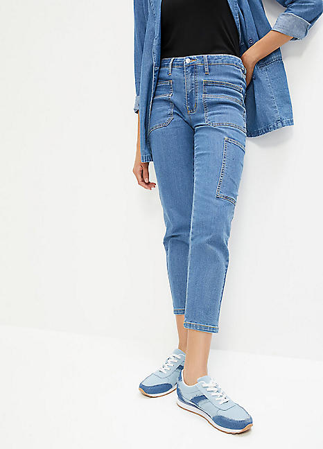 Capri Stretch Jeans by bonprix