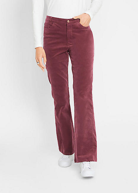 bonprix Flared Cord Trousers