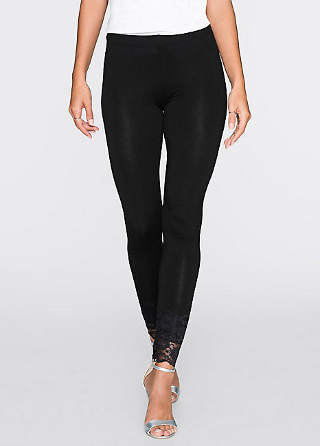 Lace cut out leggings hotsell