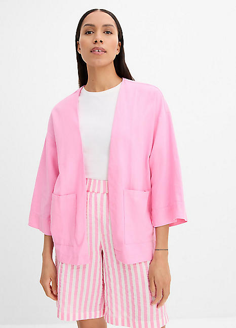 bonprix Linen Mix Jacket | Freemans