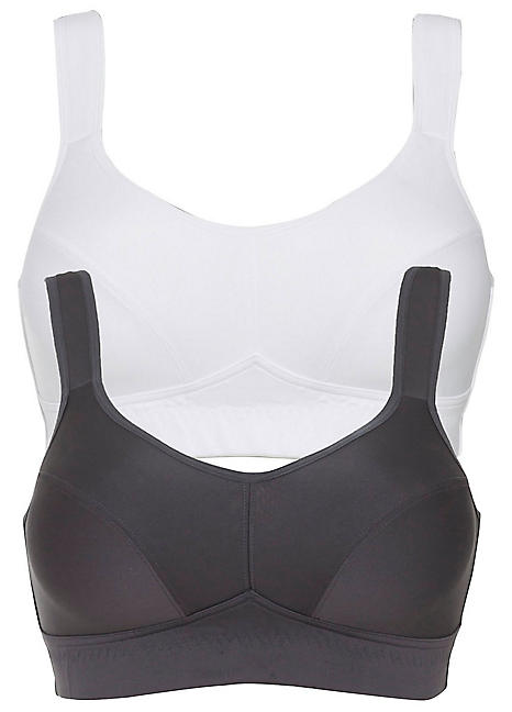 bonprix Racer Back Non-Wired Sports Bra