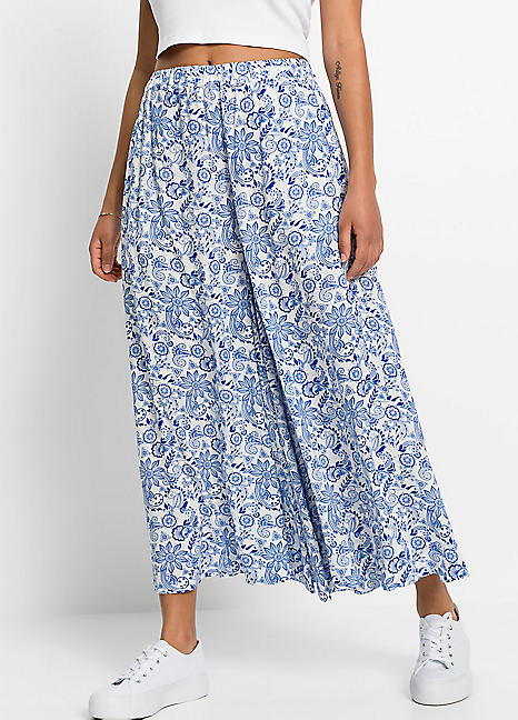 bonprix Paisley Palazzo Pants Freemans