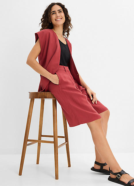 bonprix Pleated Summer Shorts | Freemans