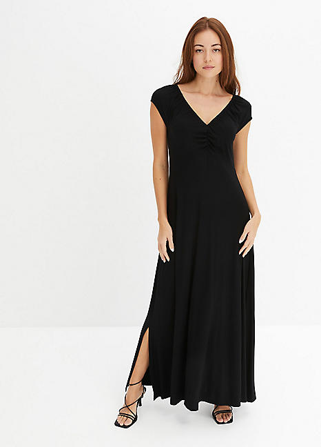 bonprix Ruched Maxi Dress