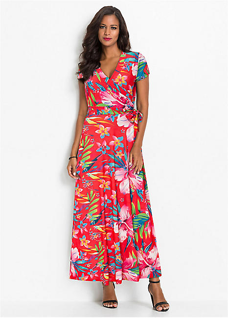bonprix Tropical Maxi Dress | Freemans