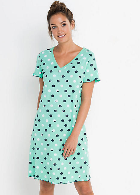 V discount neck nightshirt