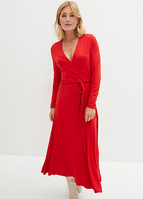 bonprix Ruched Maxi Dress