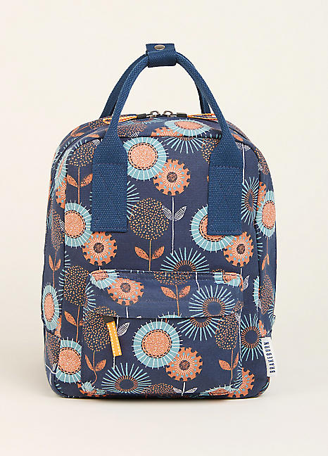 brakeburn mini backpack Classic  compression system for versatile organization Buy Brakeburn Blue Twilight Leaves