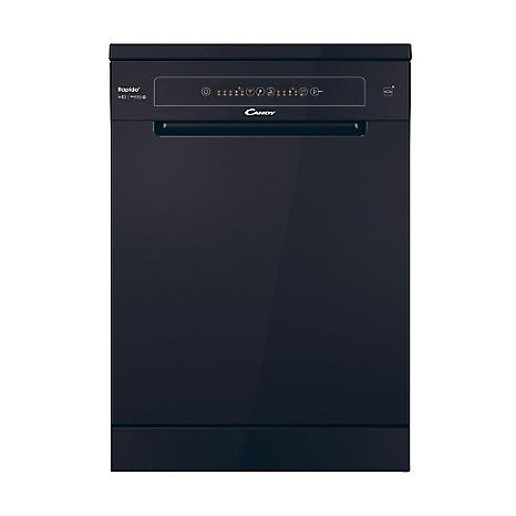 Candy slimline store dishwasher black