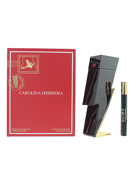 Carolina Herrera Bad Boy Eau De Toilette 100ml 10ml Gift Set