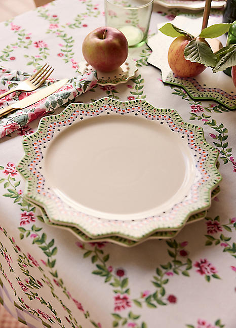 Cath Kidston Christmas Dinner Plate Star Freemans