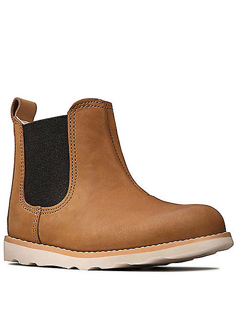 Clarks boots kids hot sale gold