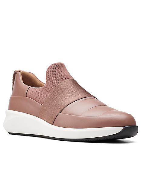 clarks wedge trainers