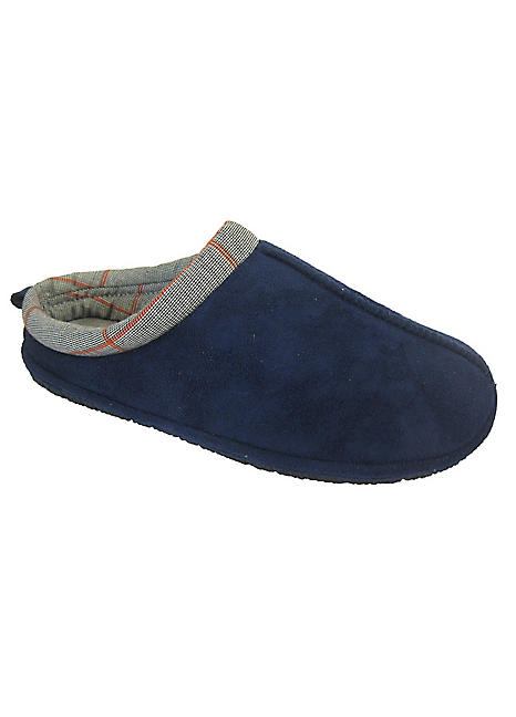 mens slippers with a back