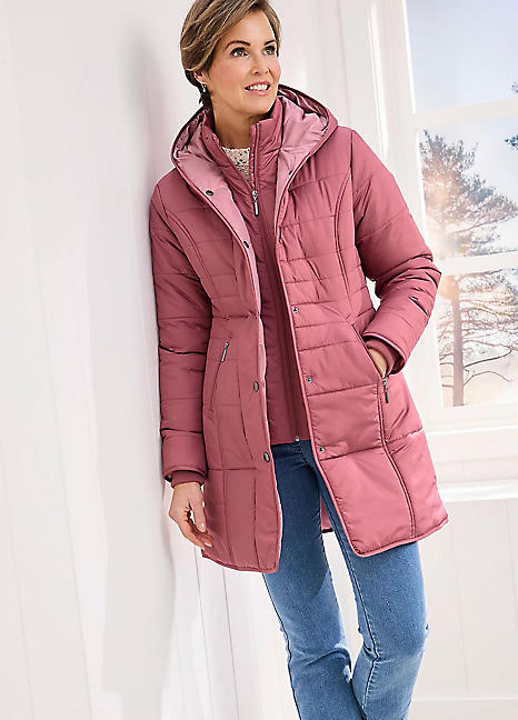 Cotton Traders Padded Hooded Jacket Freemans